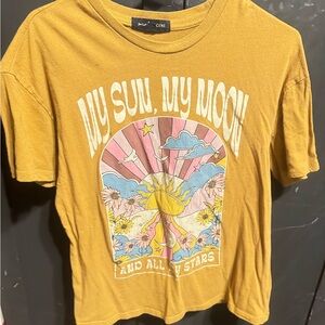 Yellow Graphic Tee - Short Sleeve